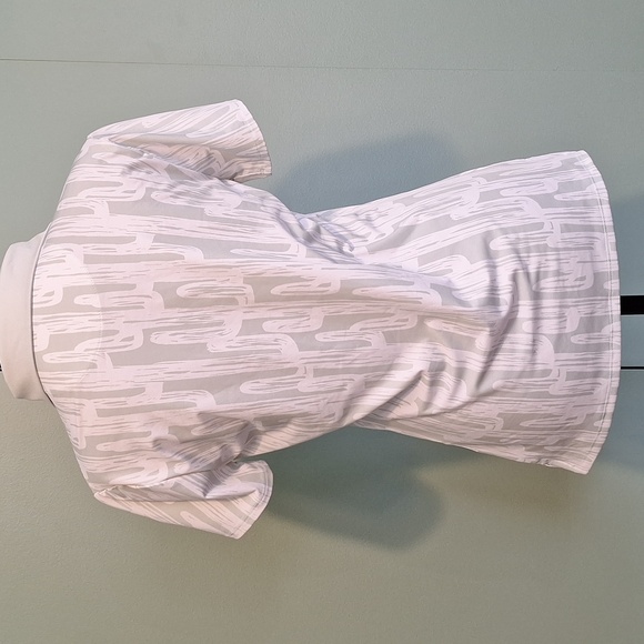 Bad Birdie Light Green Cactus Short Sleeve Golf Shirt Size Medium - Picture 4 of 6